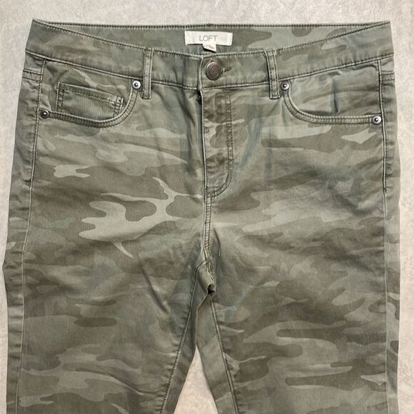 LOFT Womens Camouflage Skinny Jeans Size 6 - Picture 2 of 8